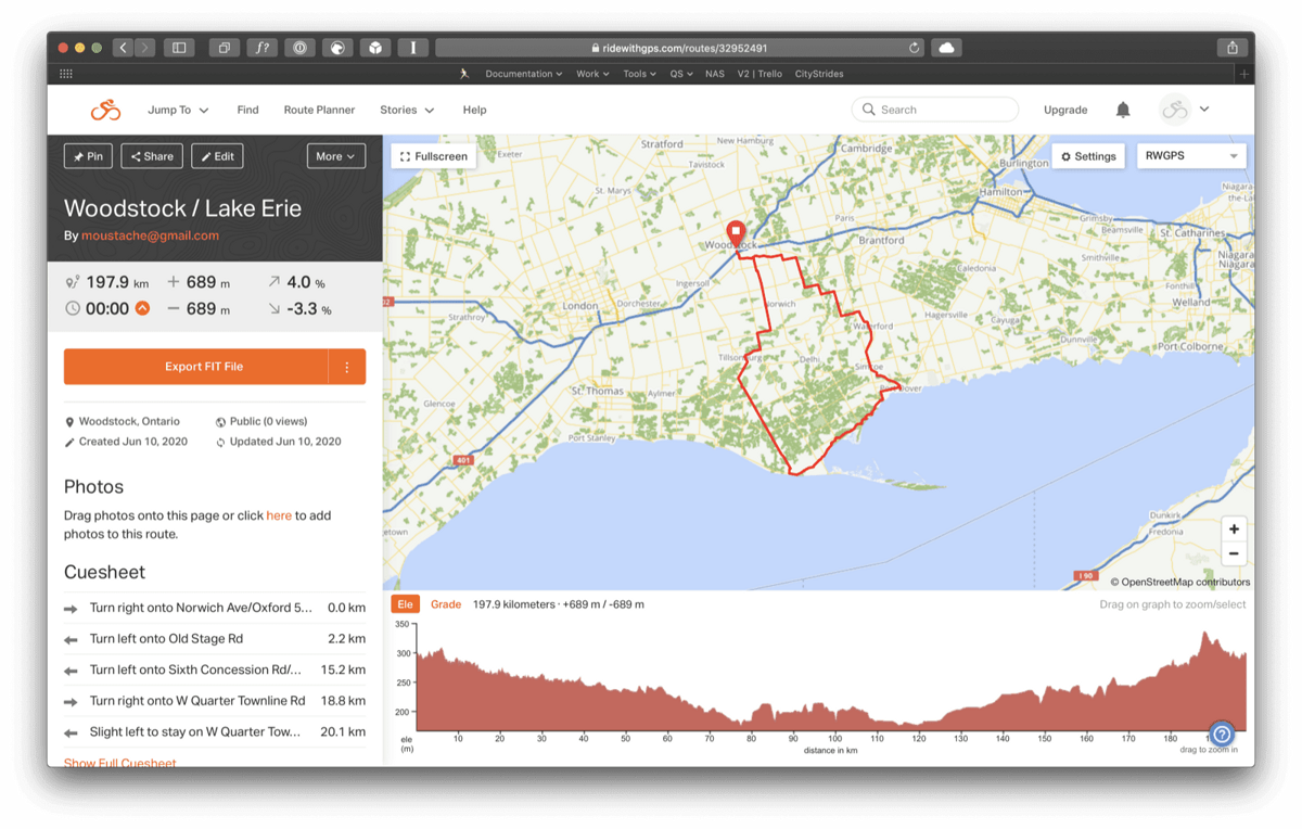 Bike Route Planning · Mark Allen