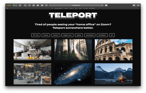 Teleport.fm screenshot